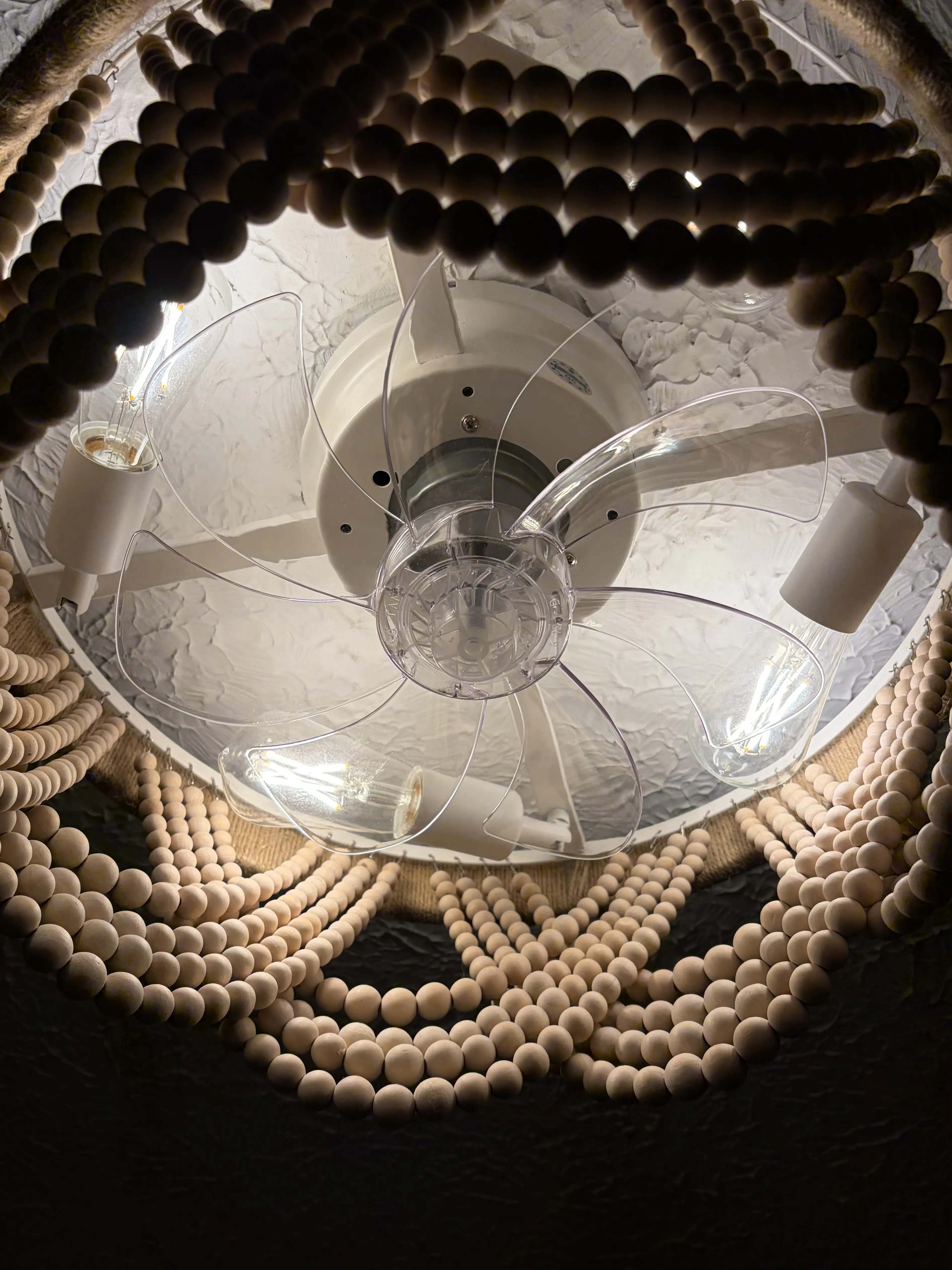 After: Ceiling fan deep clean